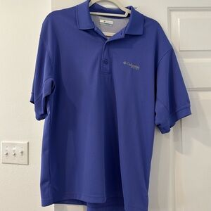 Columbia PFG perfect cast polo blue size small